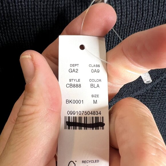 NWT J.Crew $128 New relaxed Emilie sweater lady jacket Black Size M - Picture 6 of 8